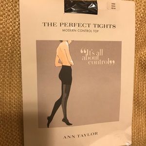 NWT Ann Taylor The Prefect Tights SZ : Large Black
